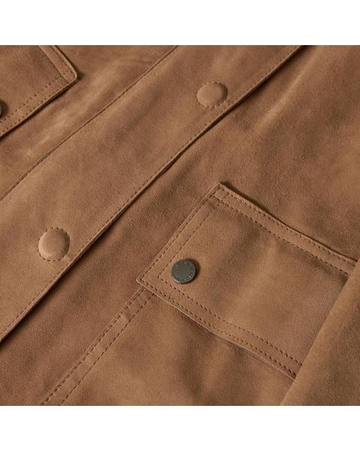 Weekend by Maxmara Brown Abito Leather Jacket
