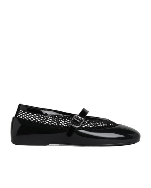 Alaïa Black Alaïa Shiny Ballet Flats