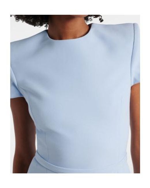 Safiyaa Blue Crepe Dress