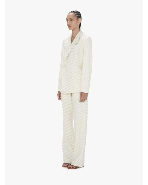 J.W. Anderson White Jw Anderson Tailored Straight Trousers