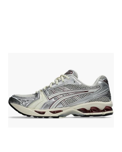 Asics Gray Gel Kayano 14 Mesh Running Shoes for men