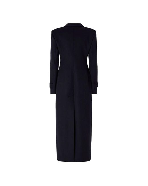 Pinko Blue Button-Fastening Single-Breasted Coat