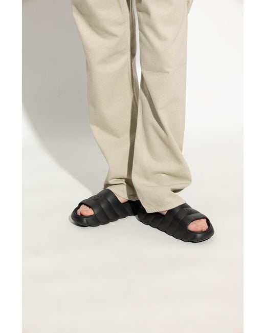 Moncler Black Lilo Sliders for men