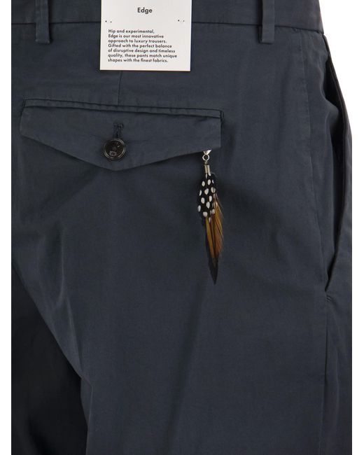 Pt Pantaloni Blue Pt Torino Straight-Leg Pants for men