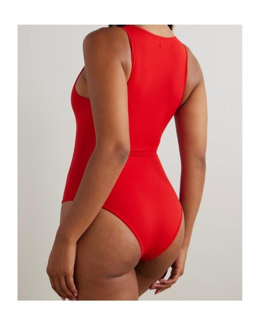 Loulou de Saison Red Gianna One-Piece Beachwear