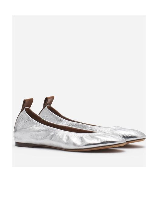 Lanvin White The Ballerina Flat