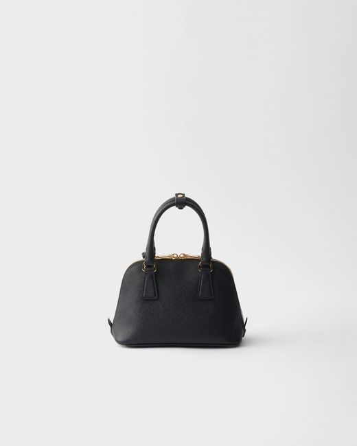 Prada Black Zip-Up Top Handle Bag