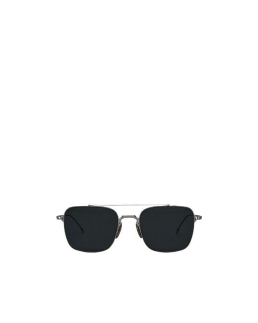 Thom Browne Black Eyewear Squared Frame Sunglasses