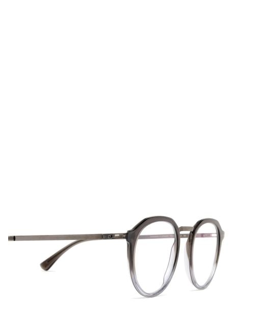 Mykita White Lite Paulson Round Frame Glasses for men