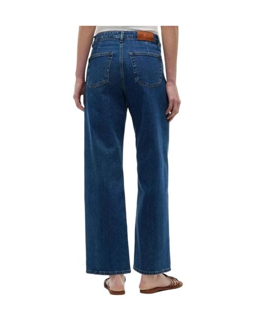 Tommy Hilfiger Blue Rian Wide-Leg Jeans