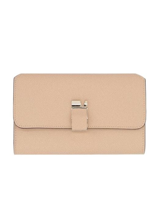 Valextra Natural Nolo Chain-Linked Clutch Bag
