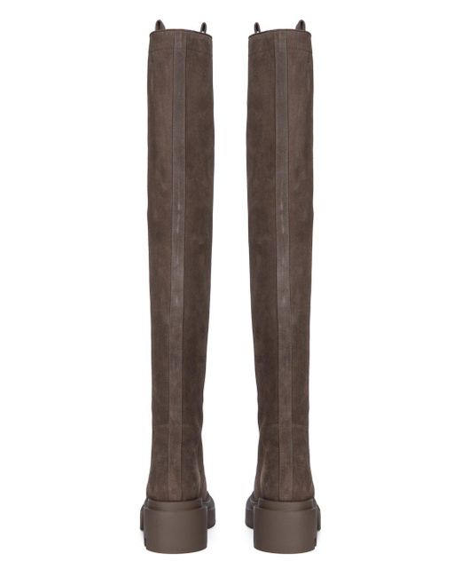Rick Owens Brown Bogun Boots