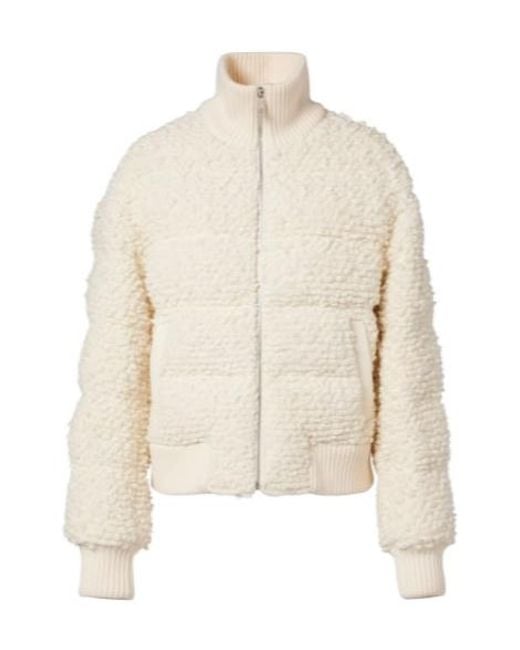 Perfect Moment Natural Après Wool Down Bomber Jacket