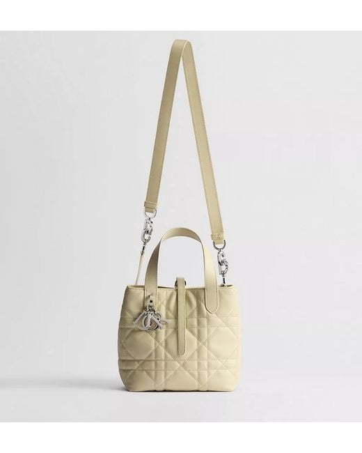 Dior Metallic Small Toujours Vertical Tote Bag