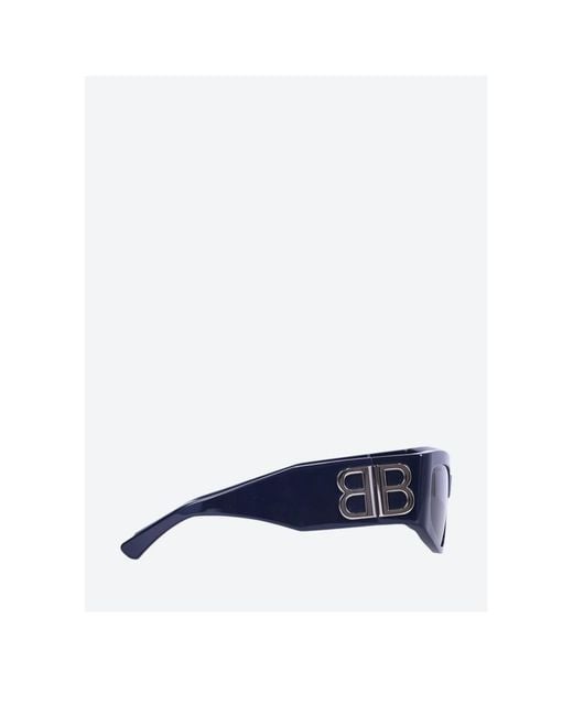 Balenciaga Blue Eyewear Bossy Cat-Eye Frame Sunglasses