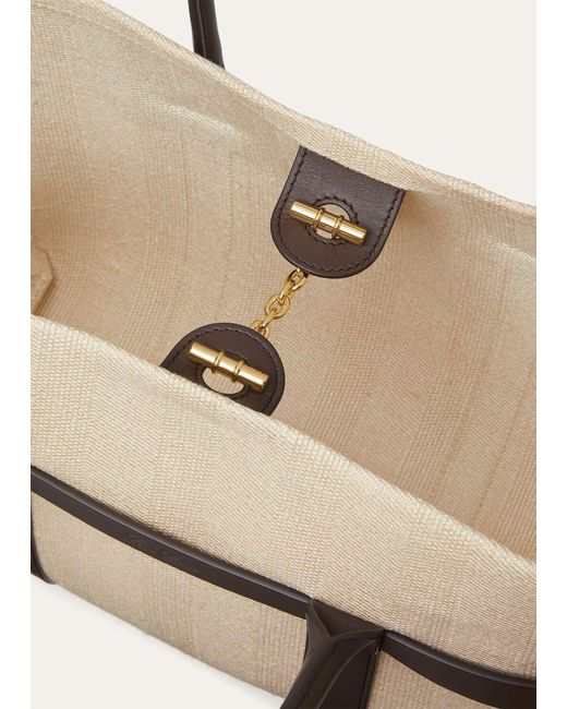 Loro Piana Natural Ghiera Small Shopper