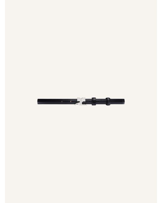 Courreges White Courrèges Logo Buckle Belt