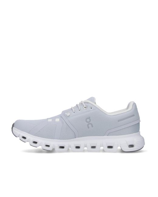 On Shoes White Cloud 6 Lace-Up Sneakers for men