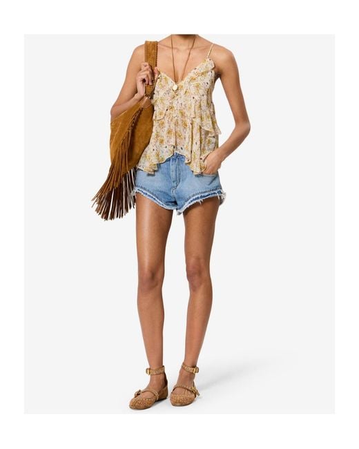 Isabel Marant Natural Briara Top