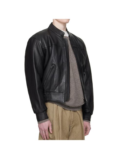 sunflower Black Long-Sleeved Zip-Up Jacket for men