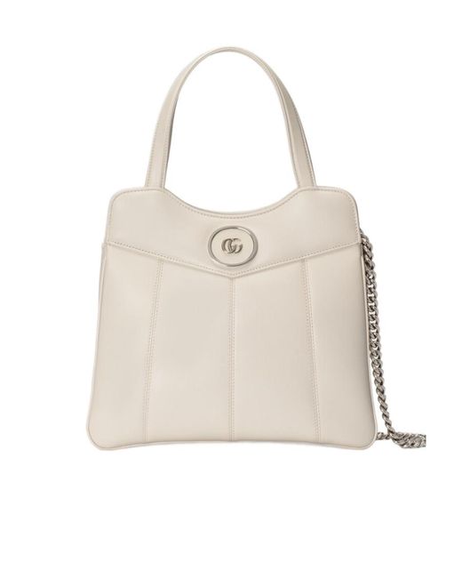 Gucci Natural Gg Small Tote Bag