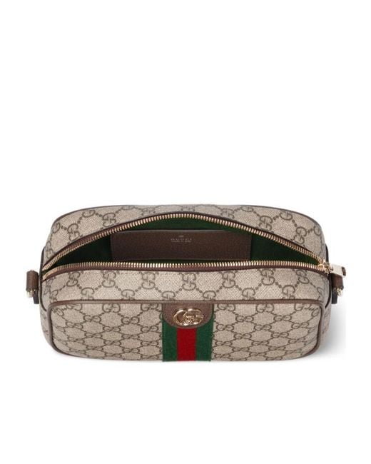 Gucci Brown Ophidia Small Camera Bag