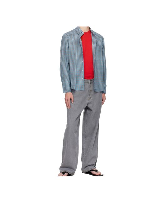 GIMAGUAS Gray Five-Pocket Jeans