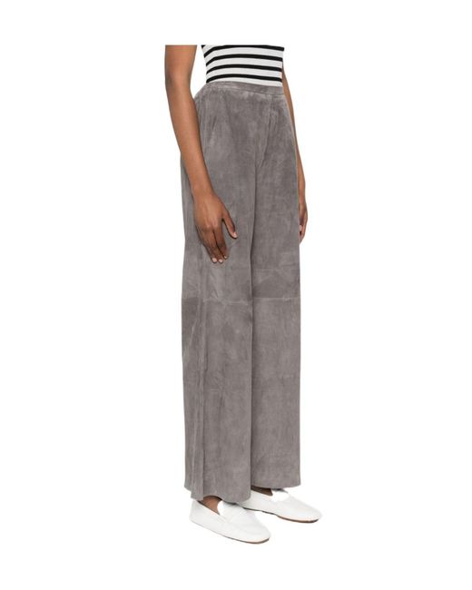 Forte_forte Brown Suede Trousers