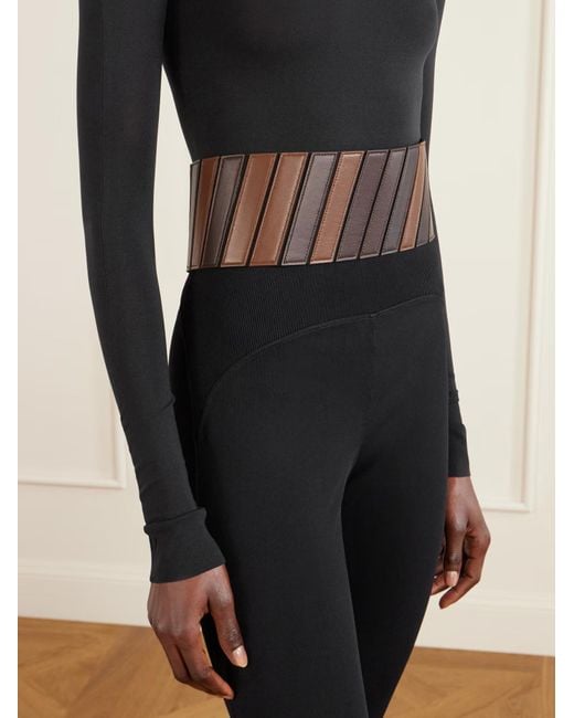 Alaïa Brown Elastic Belt