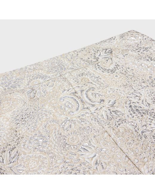 Céline Natural Pattern Skirt