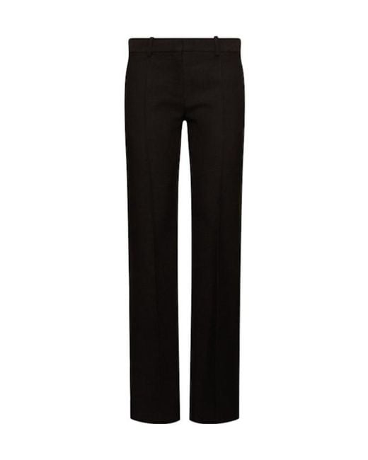 The Row Black Belt-Loop Casual Pants