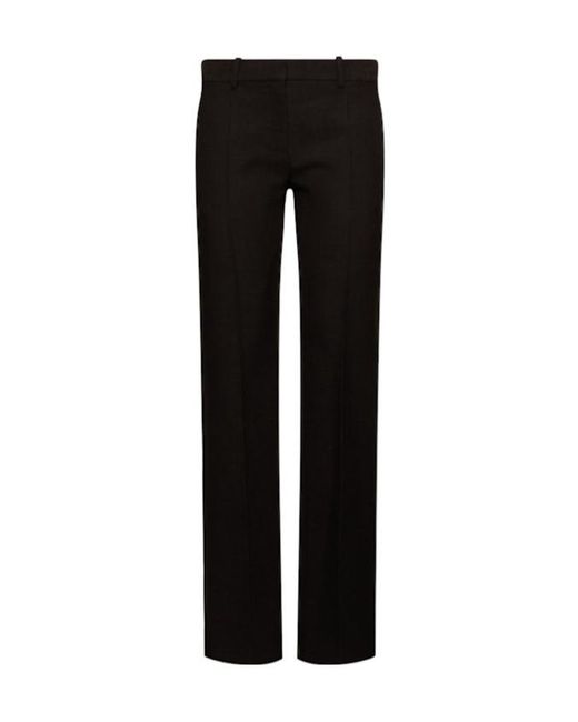 The Row Black Belt-Loop Casual Pants