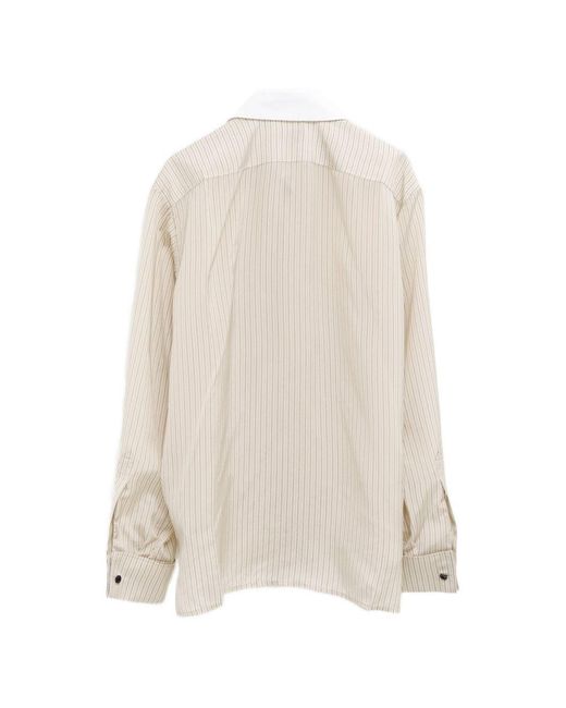 Bottega Veneta White Long-Sleeved Shirt
