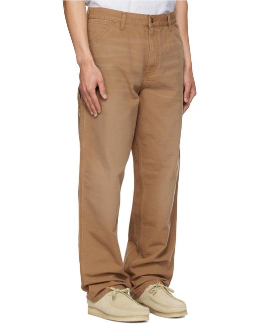 Carhartt Natural Patch Detail Trousers for men
