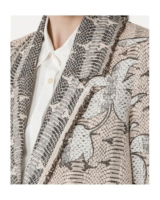 Forte Forte Natural Jacquard Coat