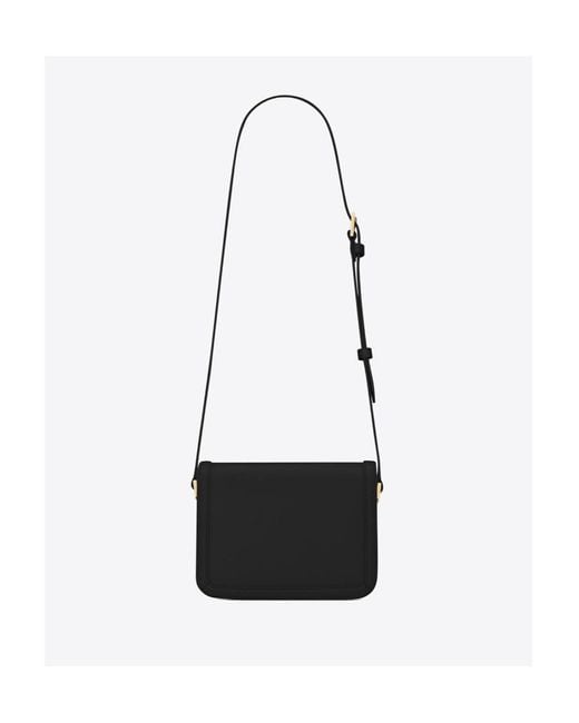 Saint Laurent Black Solferino Small Satchel Bag