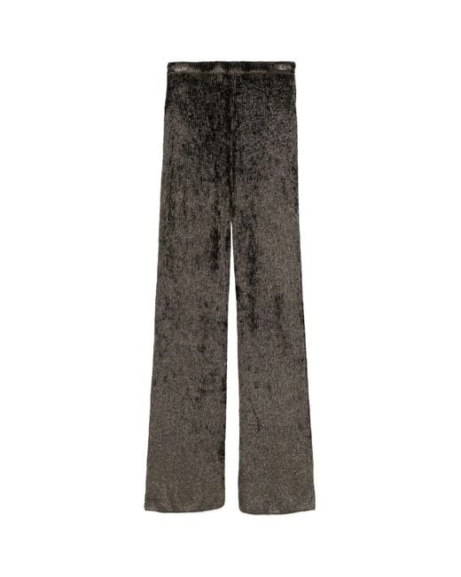 AYA MUSE Brown Knitted Trousers