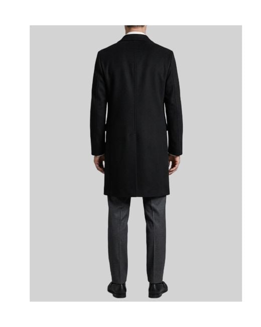 The Row Black Long-Sleeved Coat for men