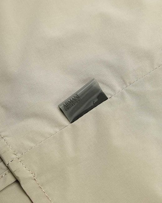 Armani Collezioni Natural Zipper Details Casual Jacket for men