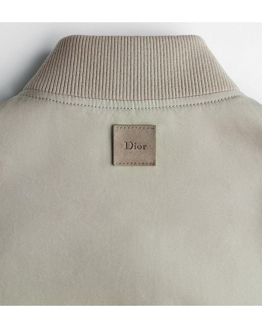 Dior Gray Varsity Jacket for men