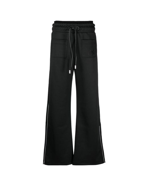 Off-White c/o Virgil Abloh Black Logo Embroidered Drawstring Pants
