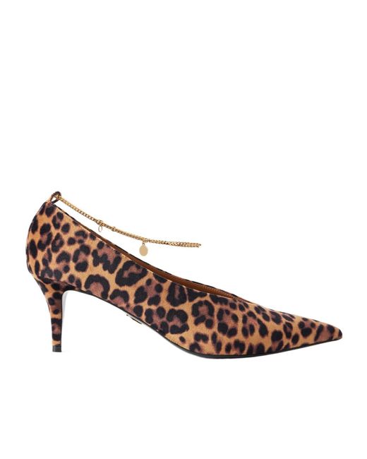 Stella McCartney Brown Suede Pointed-Toe High Heels