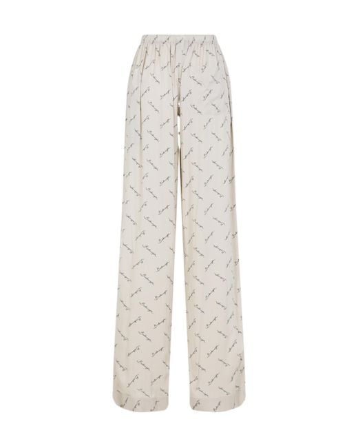 Balenciaga White Trousers