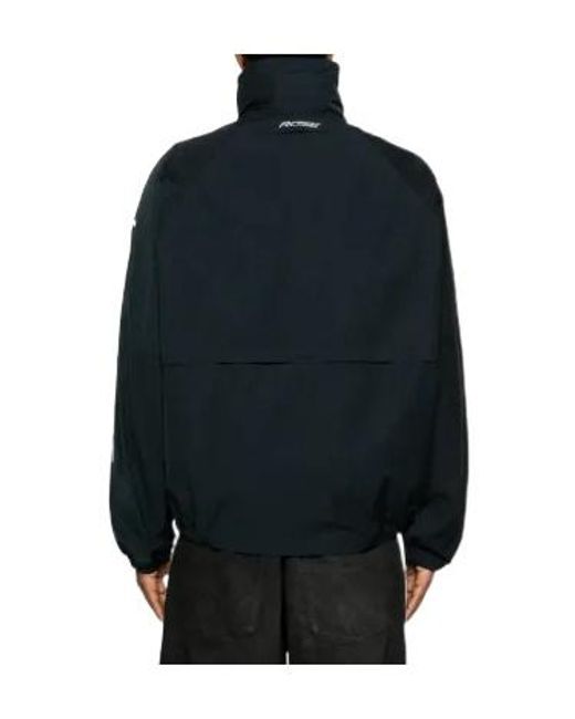 Martine Rose Black Crest-Embroidered Anorak for men