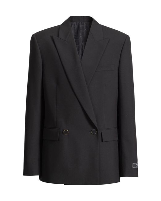 Balmain Black Wool 2-Button Jacket for men