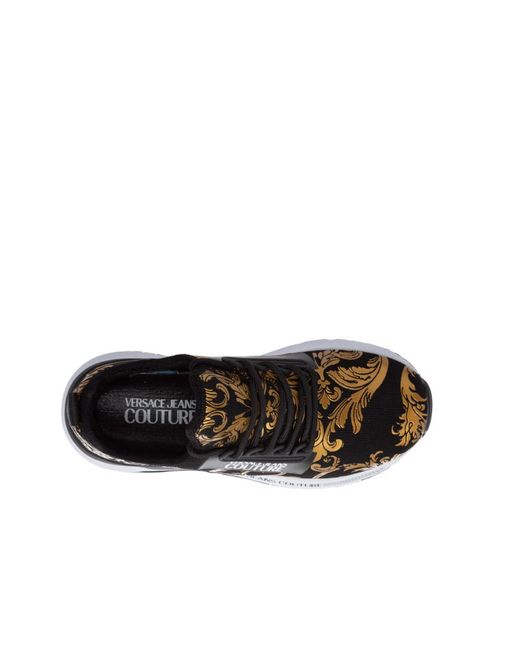 Versace Jeans Black Logo Casual Sneakers