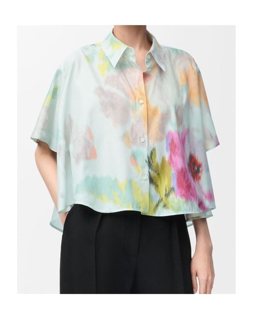 Loewe Green Short Sleeve Trapeze Shirt