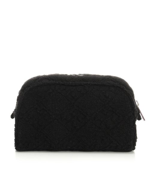 Tory Burch Black Ella Terry Pouch
