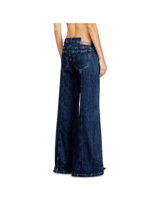 DIESEL Blue D-Akii Flare Jeans