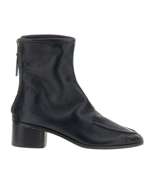 Hereu Black Juliol Zipped Ankle Boots
